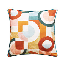 Kussen met abstracte print