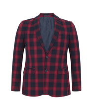 Rood geruite colbert