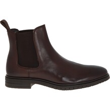 Bruine leren chelsea boots