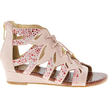 Roze sandalen met glitter