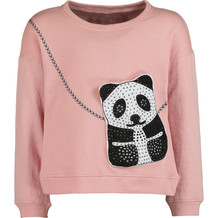 Roze sweatshirt met panda