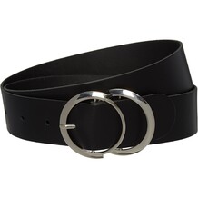 Zwarte leren riem