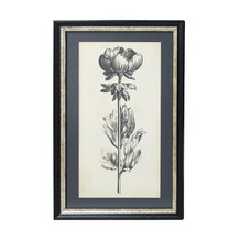 Print van een bloem