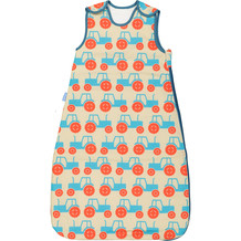 Slaapzak met tractor patroon