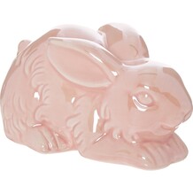 Roze konijn beeldje