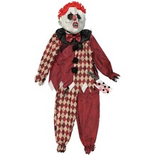 Griezelig clown kostuum