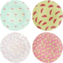 4x borden met print