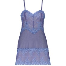 Chemise met bloemenprint en mesh