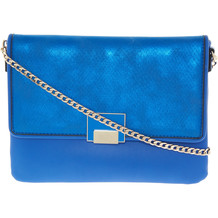 Kobalt blauwe clutch