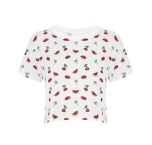 Top met watermeloen print