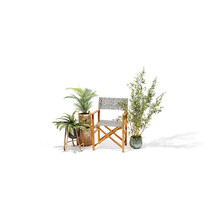 Tuinstoel met print