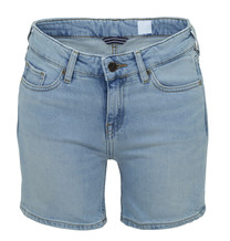 Korte denim broek
