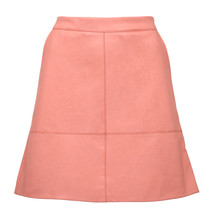 Roze leren rok