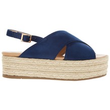 Espadrilles met een plateau