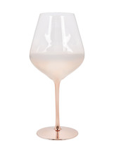 Rosé gouden wijnglas
