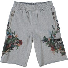 Grijs short met print