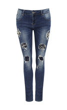 Jeans met parels