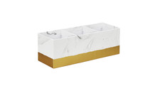 Marmer met goud pennenbakje