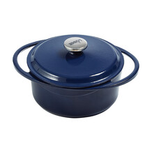 Blauwe kookpan