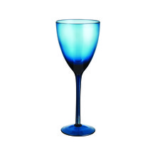 Blauw wijnglas (set van4)