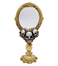 Goud en zilveren spiegel