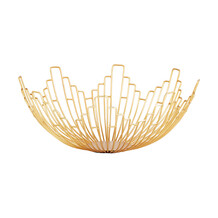 Gouden fruitschaal