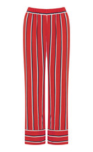 Gestreepte rode broek