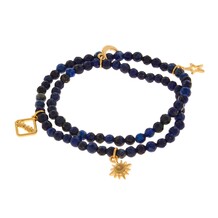 Donker blauwe armbanden