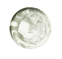 Wit en groen marmeren bord