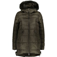 Groene parka jas