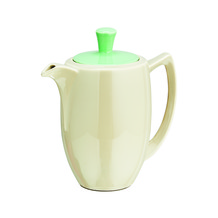 Groen en grijze theepot