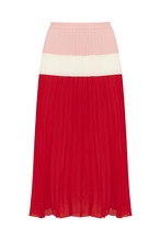 Roze colourblock rok