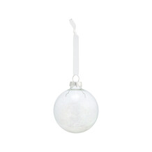 Set van 6 glazen ornamenten