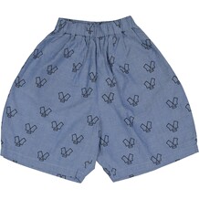 Kids blauwe korte broek