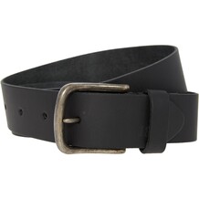 Leren zwarte riem