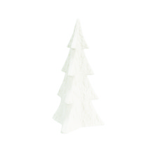 Witte keramische kerstboom