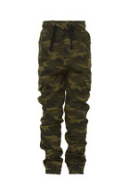 Broek met camouflage print