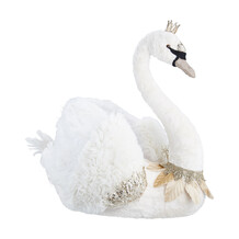 Zwaan met kroon knuffel