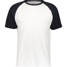 Wit en blauw shirt