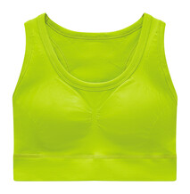 neon gele sportbh