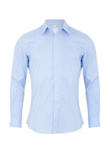 blauwe blouse