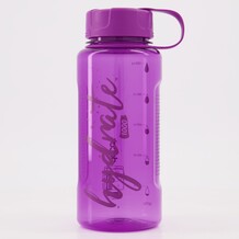 Paarse waterfles