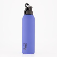 Blauwe waterfles