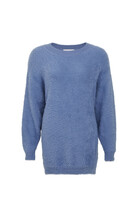 blauwe jurk