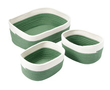 set van 3 bakjes