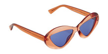 oranje en blauwe zonnebril