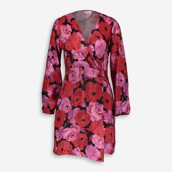 Roze rode jurk