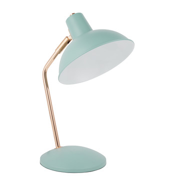 Blauwe bureaulamp