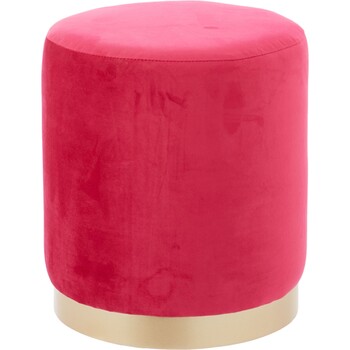 Fuchsia roze poef