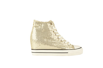 Gouden sneakers